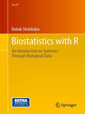 cover image of Biostatistics with R